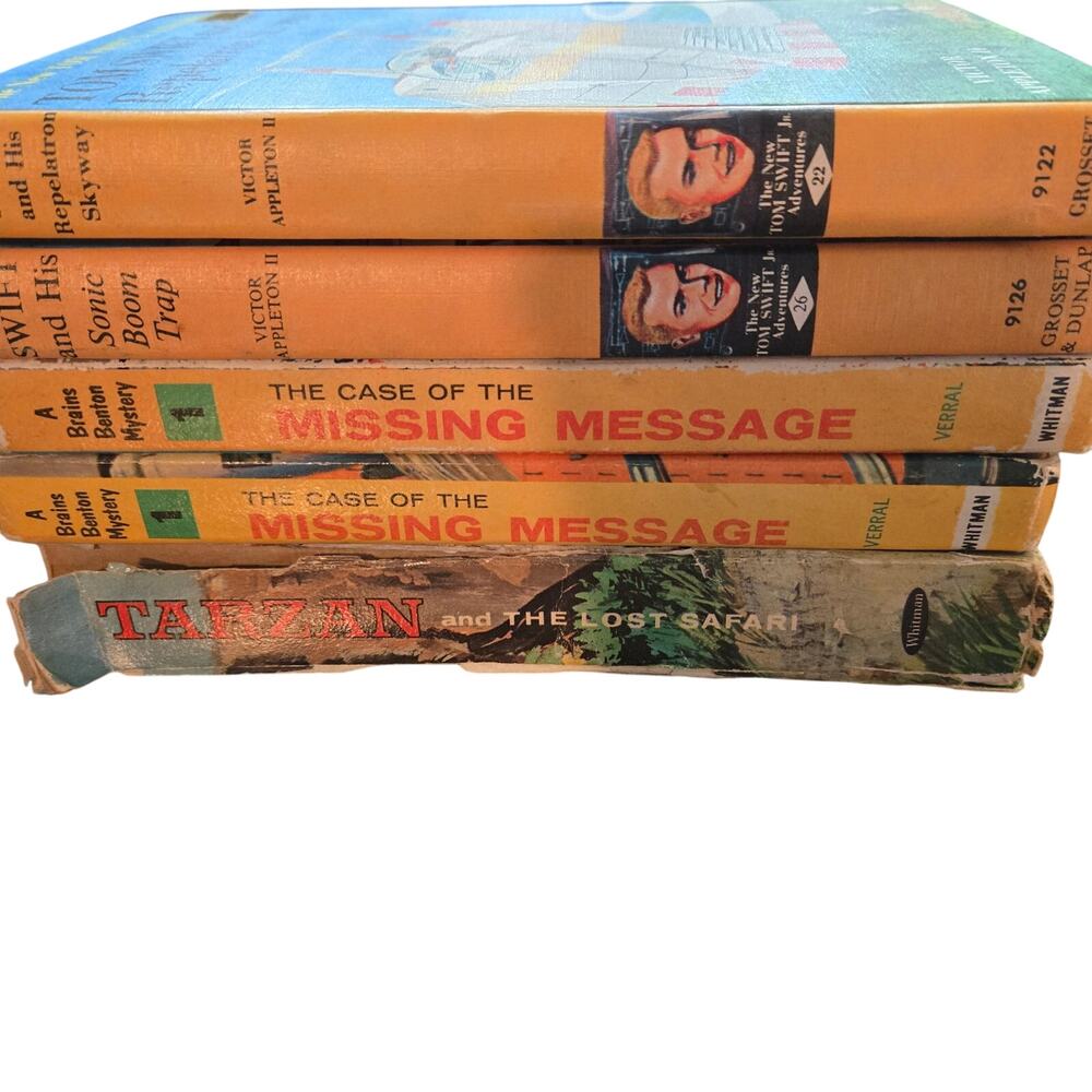 collection of vintage children's adventure books
1960s